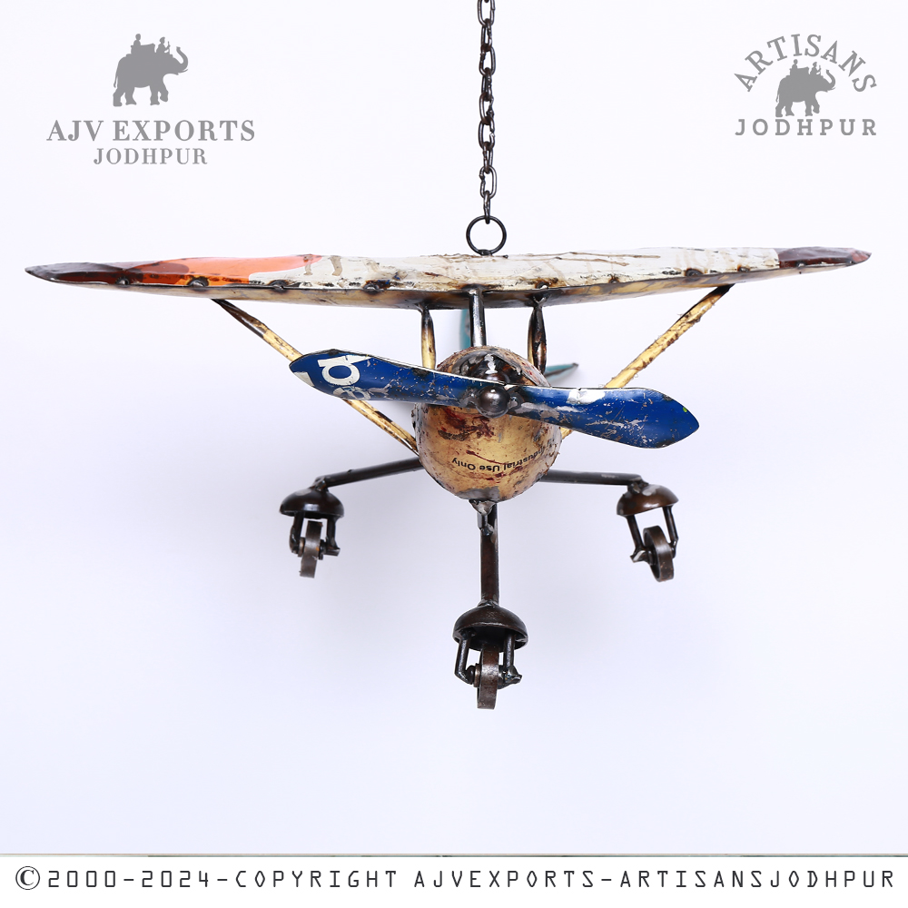 Metal Airplane Decor