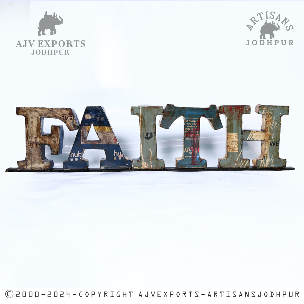 FAITH Metal Sign