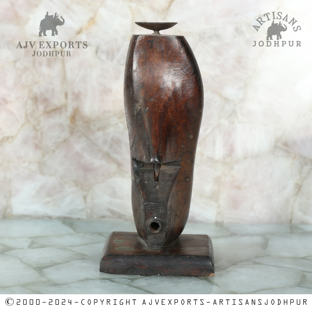 Antique Wooden Candle Stand