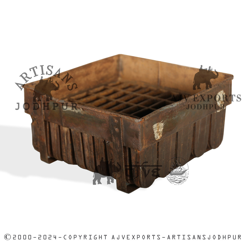 Rustic Metal Crate